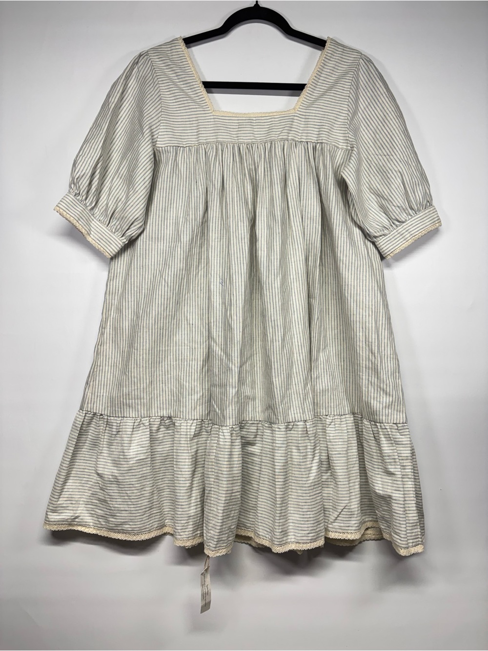 ✨Christy Dawn The Berkley Dress Blue Harvest Stripe Size M - Picture 8 of 16